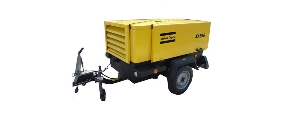 Schraubkompressor XAS 66  für Trockeneisstrahler oder Sandstrahler Verleih